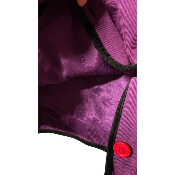 Unique Khaki Rose Colorful‎ Christmas Jacket 100% Cotton Size Medium (M) - Picture 9 of 9